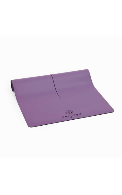 Nui Yoga %100 Doğal Kaydırmaz 5 mm Mor Yoga &amp; Pilates Matı