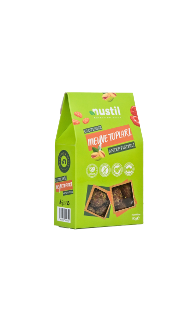 NUSTİL Glutensiz Antep Fıstıklı Meyve Topları 90g