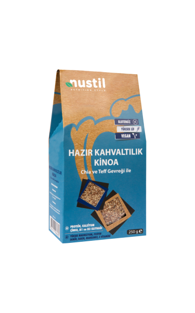 NUSTİL Hazır Kahvaltılık Kinoa+Teff+Chia 250g