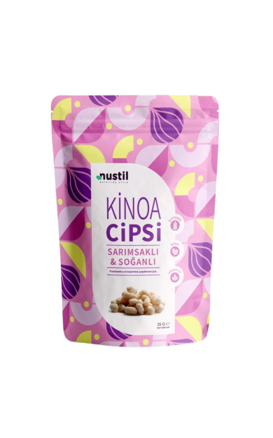 NUSTİL Sarımsaklı &amp; Soğanlı Kinoa Cipsi 35g