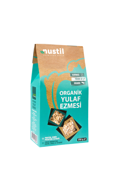 NUSTİL Organik Glutensiz Yulaf Ezmesi 250g