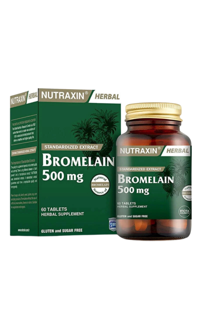 NUTRAXIN Bromelain 500mg 60 Tablet