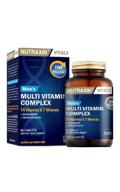 NUTRAXİN Multivitamin&amp;Mineral Complex ERKEK 60 Tablet