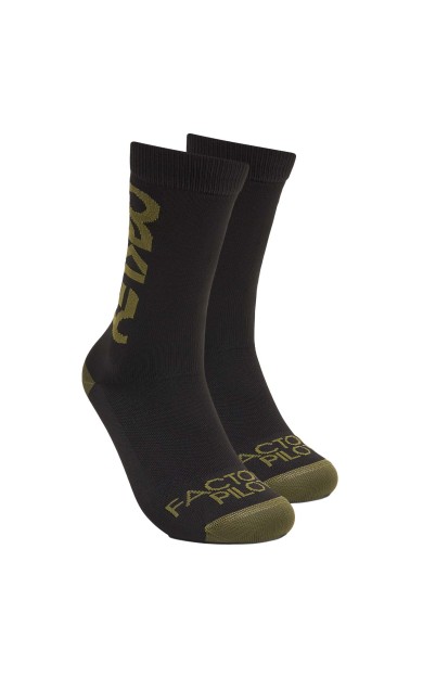 FACTORY PILOT MTB SOCKS BLACK/NEW DARK BRUSH