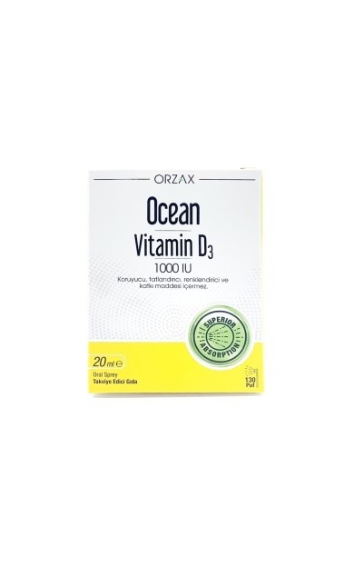 Ocean Vitamin D3 1000 IU Oral Sprey 20 ml