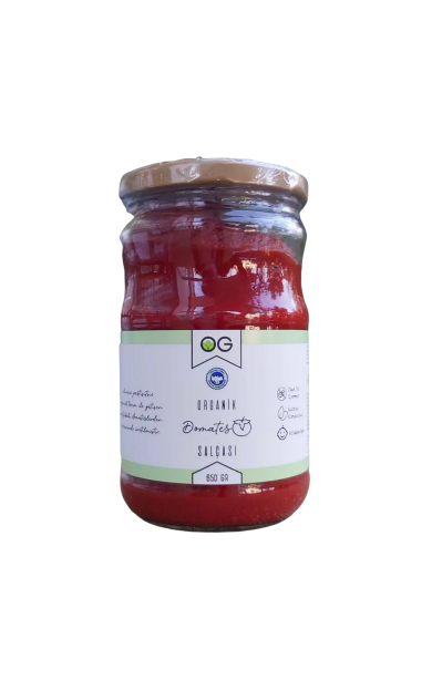 OG NATURAL Organik Tuzsuz Domates Salçası 650g