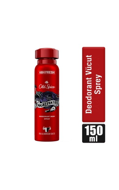 Old Spice Stick Spray Night Panther Deodorant 150 Ml