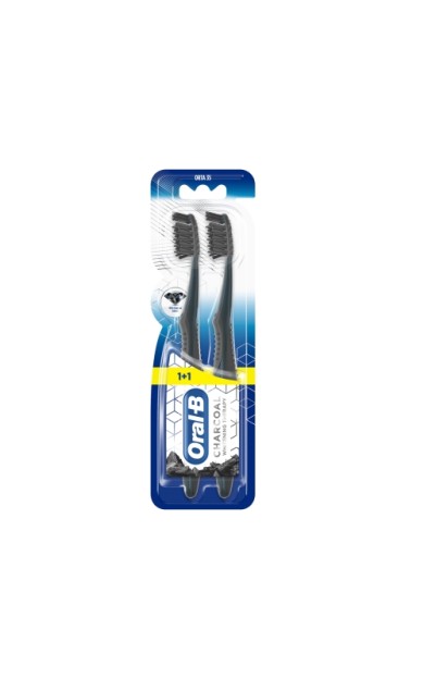 Oral-B Whitening Therapy Charcoal Diş Fırçası 1+1