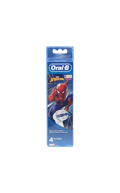 Oral-B Marvel Spiderman 4lü Şarjlı Fırça Yedek Başlığı