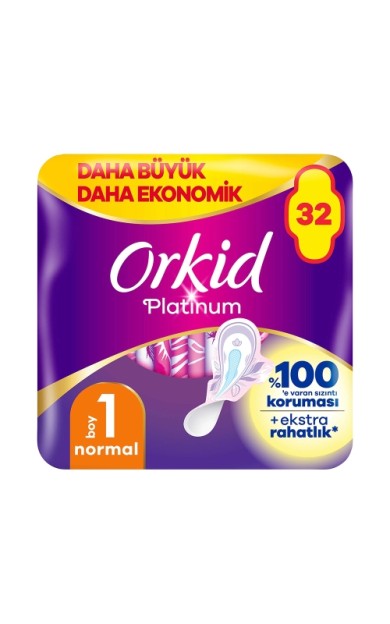 Orkid Platinum Dörtlü Paket Normal 32'Li