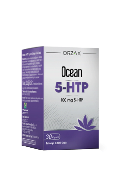 ORZAX Ocean 5-HTP Takviye Edici Gıda 30 Kapsül