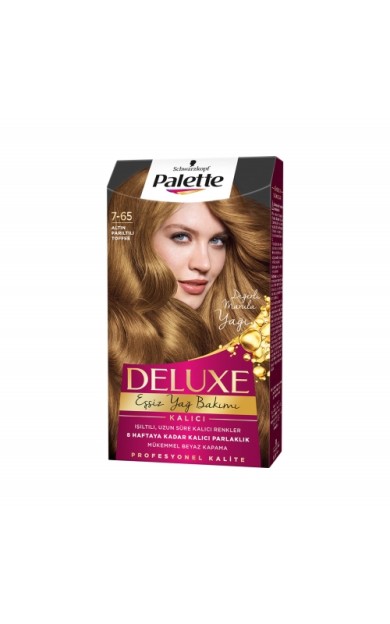 Palette Deluxe 7-65 Altın Parıltılı Toffee