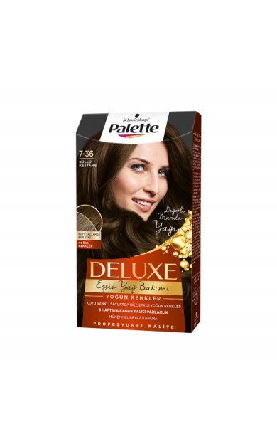 Palette Deluxe Yoğun Renkler 7-36 Küllü Kestane