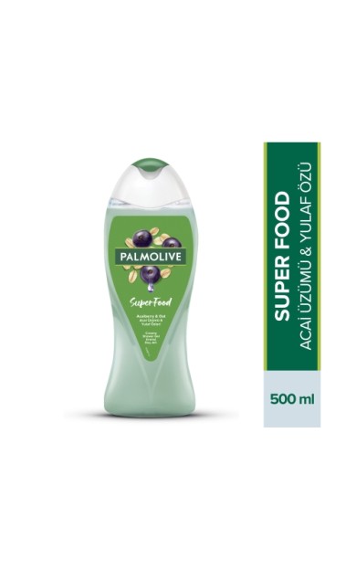 Palmolive Duş Jeli Superfood Acai Üzümü & Yulaf Özleri 500 Ml