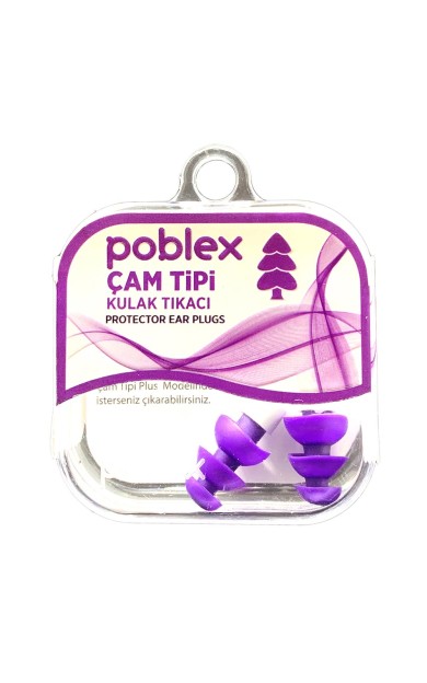 Poblex Çam Tipi Kulak Tıkacı - Large