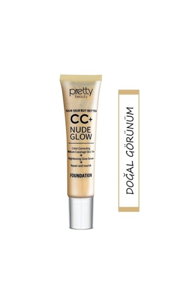 Pretty Pb-194 Cc Nude Glow Foundation 01