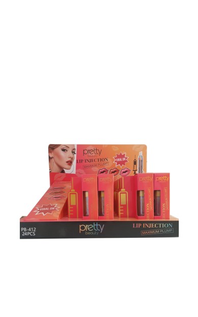 Pretty Pb-412 Lip Gloss Injection Maximum Dolgunluk