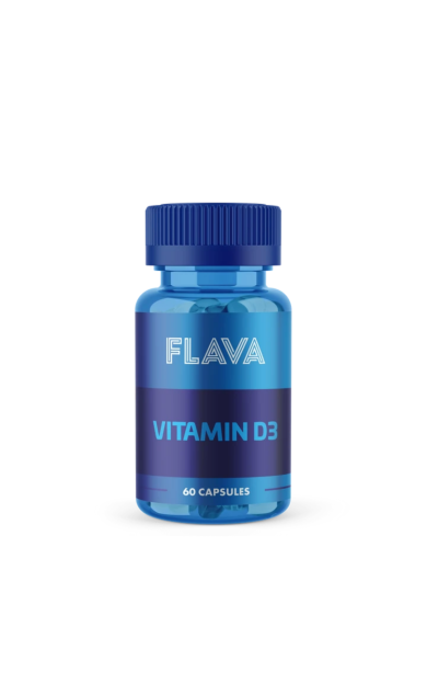 FLAVA Vitamin D3 60 Kapsül