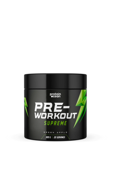 PROTEINOCEAN Pre-Workout Supreme Yeşil Elma 300g