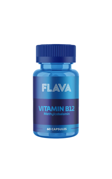 FLAVA Vitamin B12 Metilkobalamin 60 Kapsül