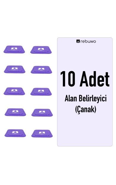 Rebuwo Alan Belirleyici Çanak Antrenman Çanağı 10 Adet