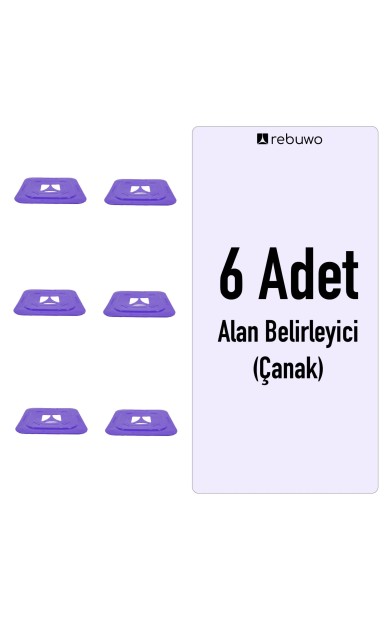 Rebuwo Alan Belirleyici Çanak Antrenman Çanağı 6 Adet