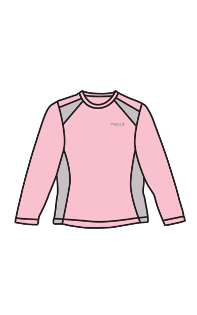 Regatta Base T-Shirt Kadın Üst İçlik-PEMBE