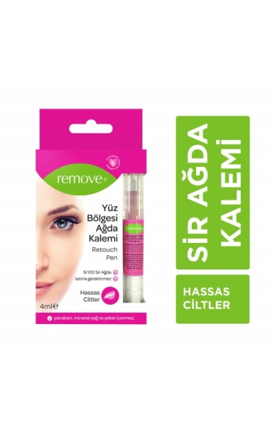 Remove Retouch Pen Yüz Bölgesi Sir Ağda Kalemi Hassas 4 Ml