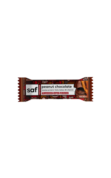 SAF Peanut Chocolate High Protein Bar 50g