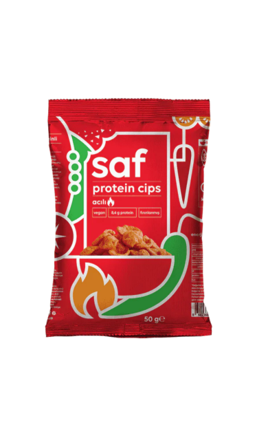 SAF Acılı Protein Cips 50g