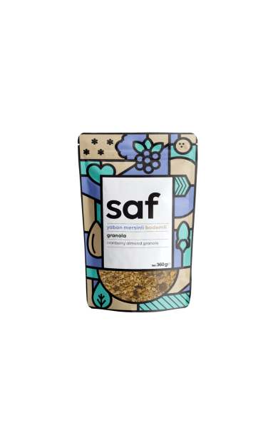 SAF Yaban Mersinli & Bademli Granola 360g