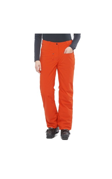 BRILLIANT PANTS W FIERY RED//