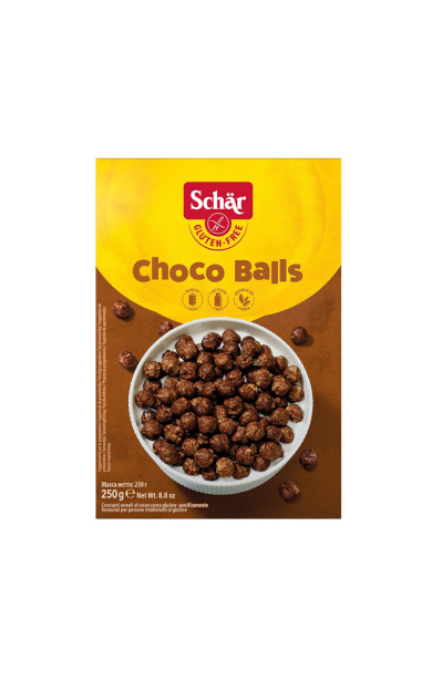 SCHAR Choco Balls - Glutensiz Kakaolu Mısır Gevreği 250g