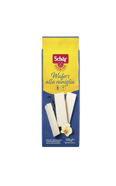 SCHAR Wafers Vaniglia Glutensiz Vanilyalı Gofret 125g