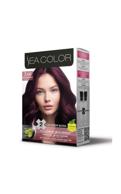 Sea Color 2 Li Set Boya 3.66 Patlıcan Moru