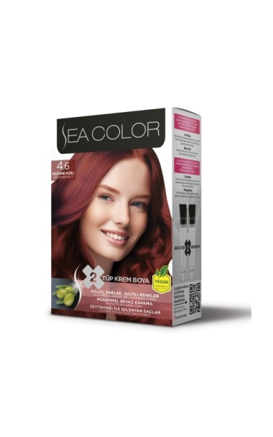 Sea Color 2 Li Set Boya 4.6 Kestane Kızılı