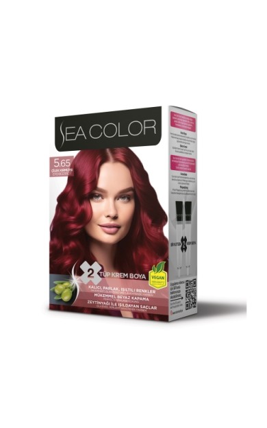 Sea Color 2 Li Set Boya 5.65 Çilek Kırmızısı