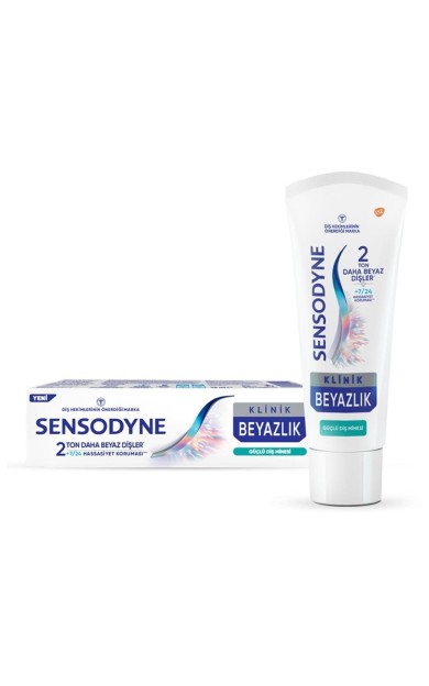 Sensodyne Klinik Beyazlık Güçlü Diş Minesi Macun 75 ml