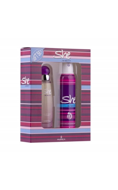 She Edt Sexy 50 Ml+Deodorant 150 Ml Kofre