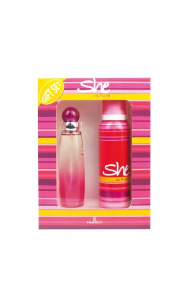 She Edt Fun 50 Ml+150 Ml Deodorant Kofre