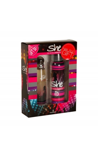 She Clubber Edt 50 Ml+Kofre Deodorant