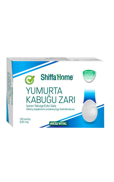 SHİFFA HOME Yumurta Kabuğu Zarı Hapı 30 Kapsül