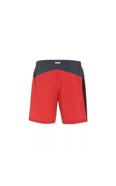 ACTIVE BOARD SHORT RED/BLACK/GREY