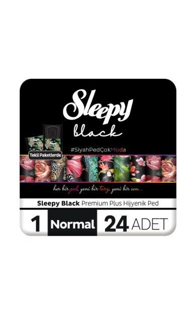 Sleepy Black Super Eco Normal 24'Lü