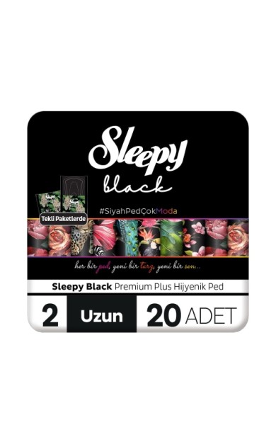 Sleepy Black Super Eco Uzun 20'Li