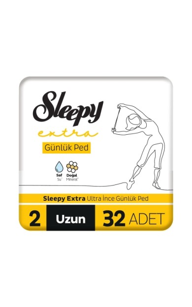 Sleepy Extra Günlük Ped Uzun 32'Li