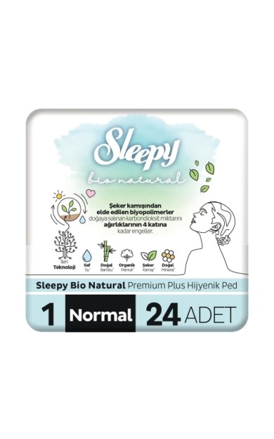 Sleepy Bio Natural Süper Eco Normal 24 Adet