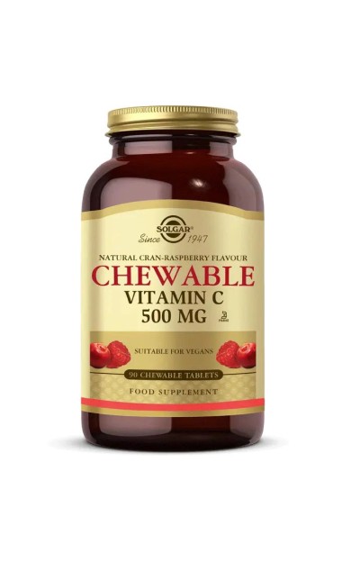 Solgar Chewable Vitamin-C 500 mg 90 Tablet