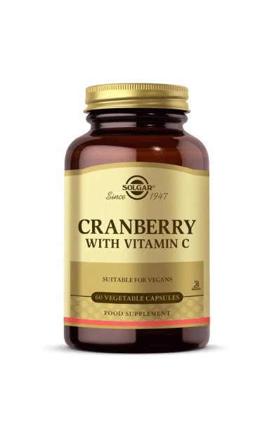 Solgar Cranberry Extract with Vitamin C 60 Kapsül