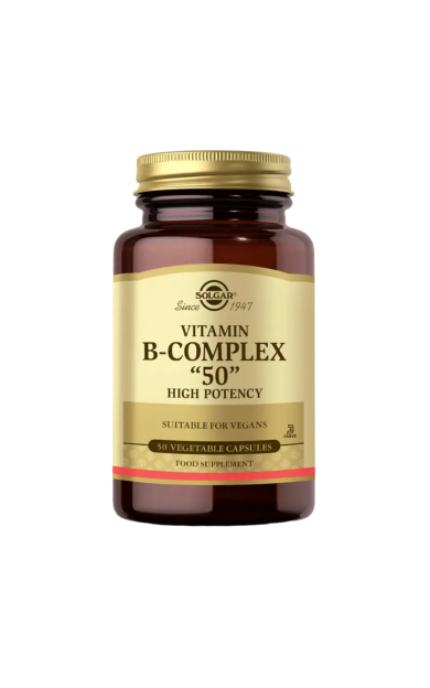 SOLGAR Vitamin B Complex 50 mg 50 Kapsül